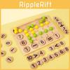 Wooden Number Math Calculation Cognition Block Game Board Children Toy Puzzle