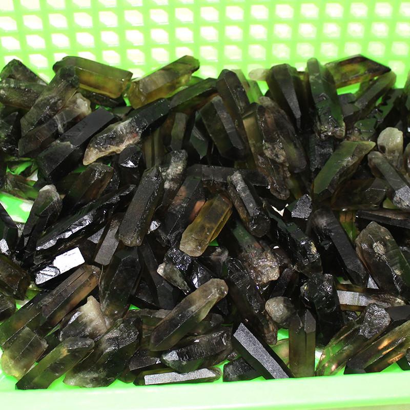 Natural Lemurian Rough Smoky Quartz Crystal Point For Healing Spiritual Growth Home Decor