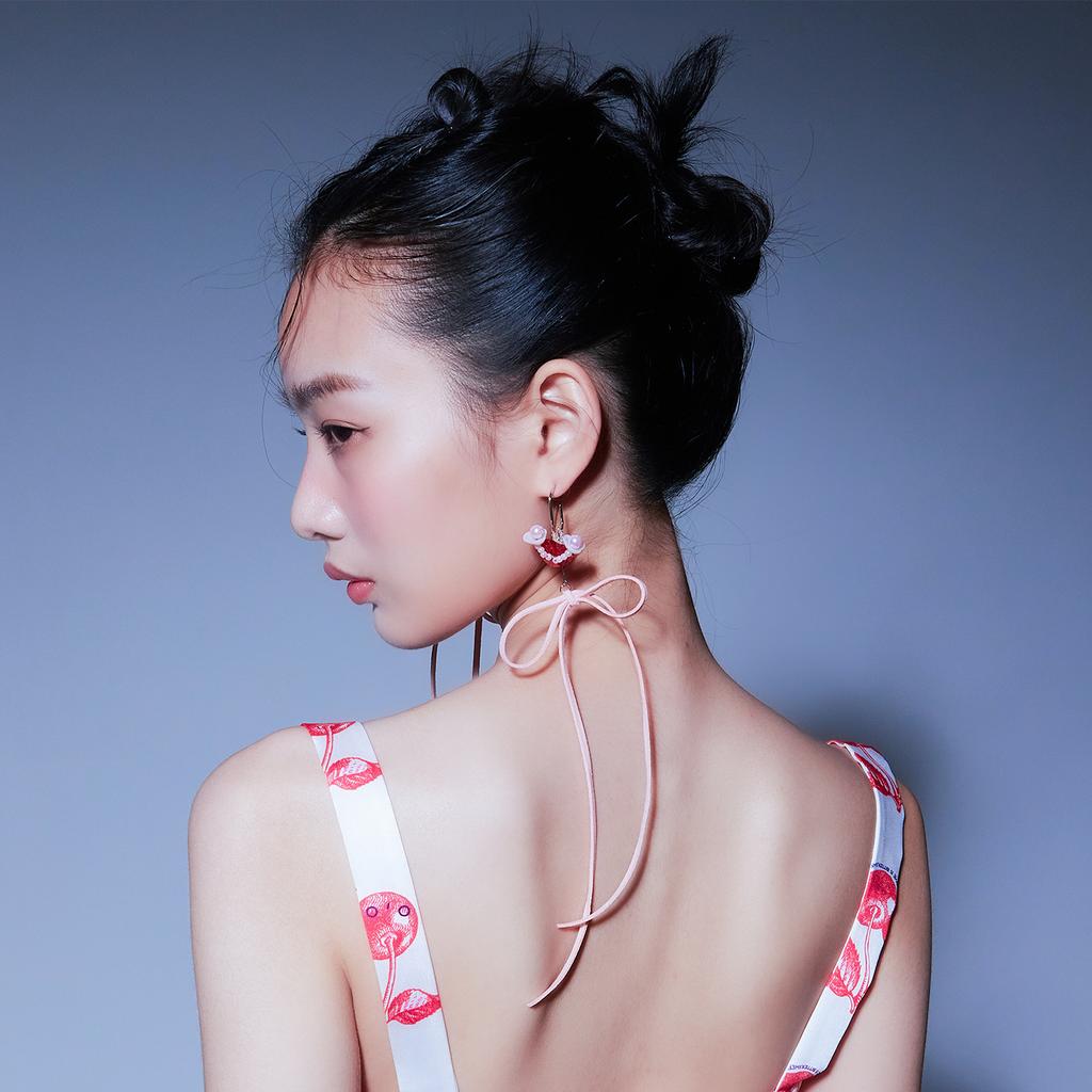 Lovuee Bloom Angel Heart Earrings