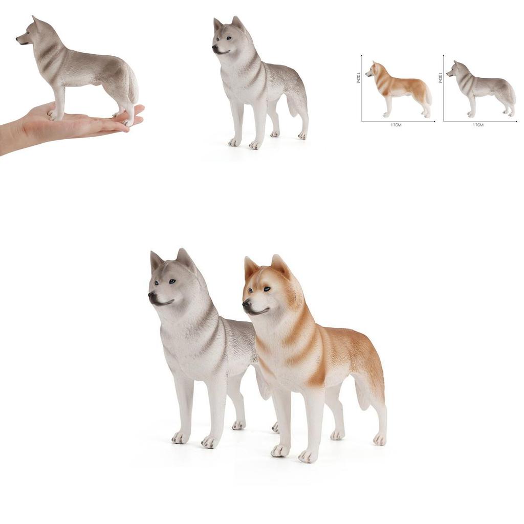 Husky Dog Handcrafted Pvc Figurine For Office Desk Decor And Gift Ideas
