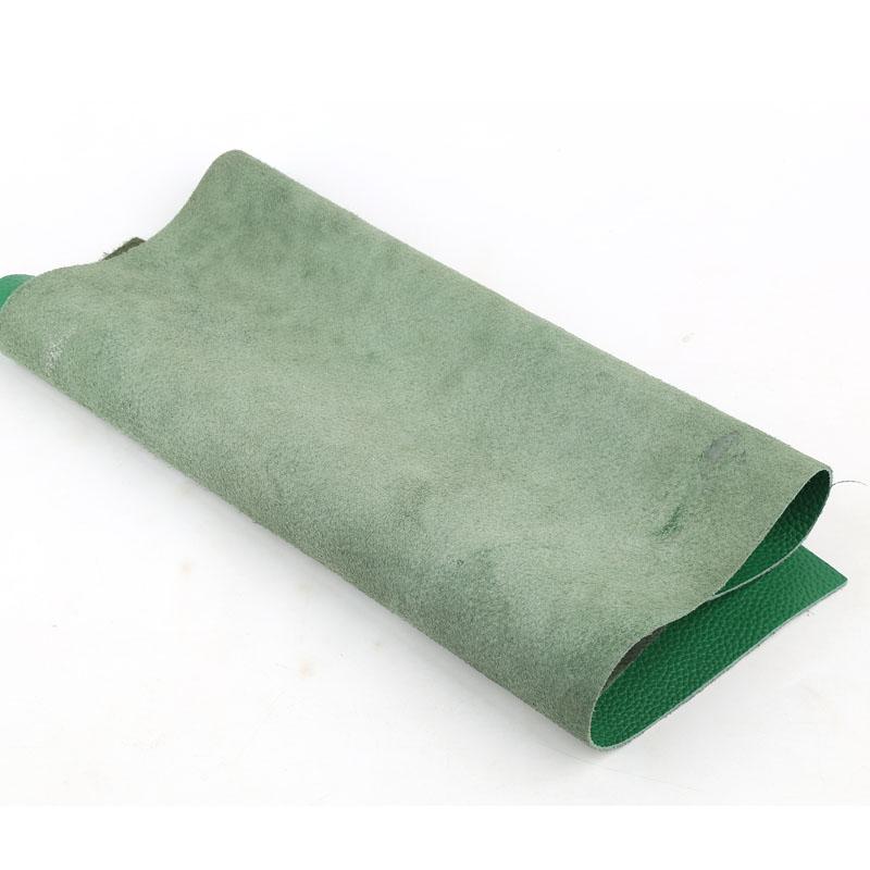Emerald green genuine leather top layer cowhide leather 1.5mm sofa furniture seats bed scalp handmade DIY leather bag leather go