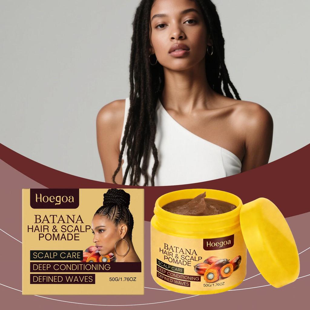 HOEGOA Batanapo Wave Hair Wax: Daily Curl Styling and Shaping Care.