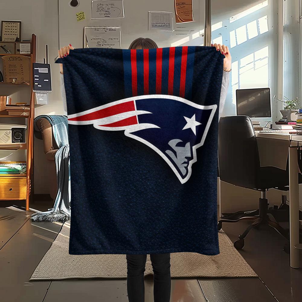 New England Patriots2 Flannel Blanket, High Quality Comfortable for All Seasons, Home Decor, Warmth and Comfort