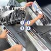 4Pcs Car Door Sill Protector Strip Anti Scratch Trim Car Bumper Film Stickers