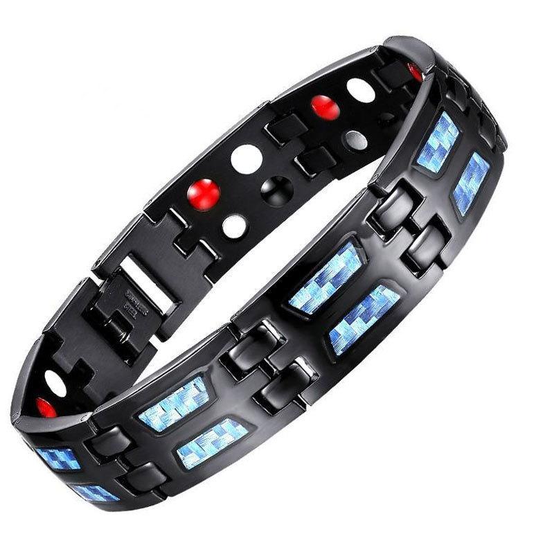 Populært magnetisk armbånd, karbonfiberarmbånd, herrearmbånd