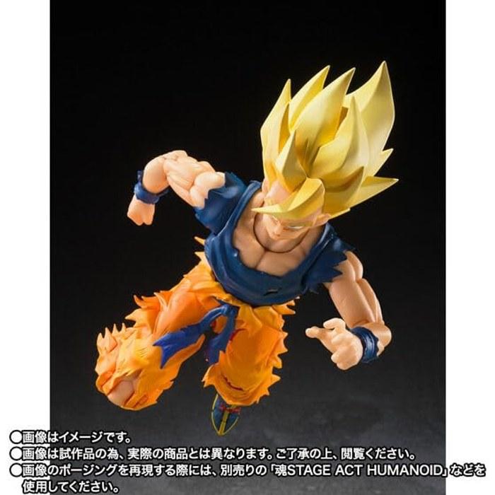 TAMASHII NATIONS S.H.Figuarts Super Saiyan Son Goku <Furious Warrior> Dragon Ball Z 145mm PVC & ABS Action Figure Multicolor