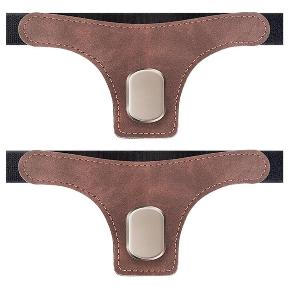 

2Pcs Flip Fur Leather Auto Headrest Hanger Invisible Car Hook Car seat back hooks Auto Interior коричневый