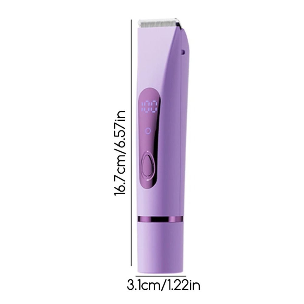 Double-headed Women's Hair Shaver 2 In 1 Private Parts Trimmer Electric Hair Remover  Eyebrows