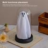 Halloween Decor Light Up Ghost in Plastic Cloche Halloween Decorations Indoor Halloween Ghost Night Light for Home Decorations