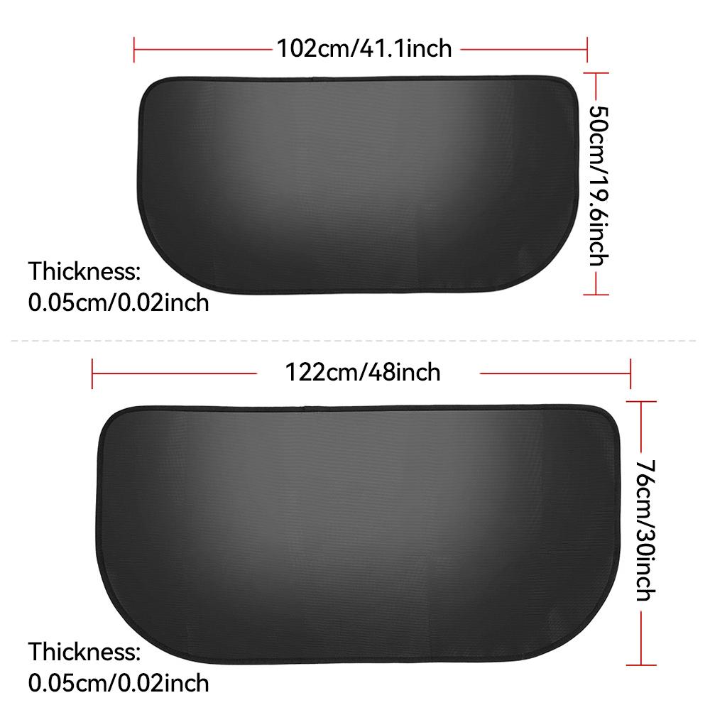 0.5MM Semi-Circular Fireplace Pad Fiberglass Silicone Fireproof Pad Flame-Retardant Heat-Resistant For wood Stoves Fireplaces