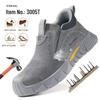 Men's Safety Shoes: Smash-Proof, Piercing-Resistant, Durable Suede, Anti-Scald, Anti-Spark, Comfortable Work Footwear.