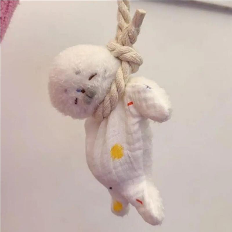 Stress Relief Plush Toy Cute Seal Bean Bag With Hanging Rope Funny Sensory For Stress Relief & Kids