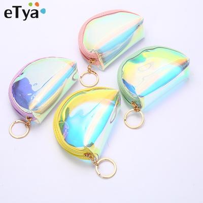 Laser Transparent Clear Damen Mini Kleine Geldbörse Tasche