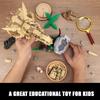non-toxic 2 in 1 Fossil Dinosaurs MOC Building Blocks Animals Aseemby Models Toys For Kids Halloween Christmas Gifts Desktop Decorations
