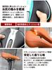 GORIX GX-C19 Bicycle Saddle, Full Black, Memory Foam [Thick Cushion, Soft Type] for Road Bikes, Mountain Bikes, and Other Bikes