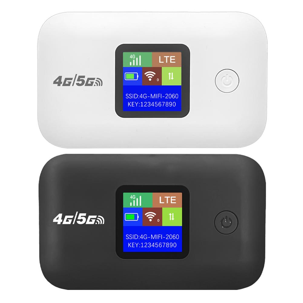 4G/5G LTE Wireless WiFi Router 150Mbps Pocket WiFi Modem with Sim Card Slot Portable MiFi Modem Car Mobile Wifi Hotspot Dongle