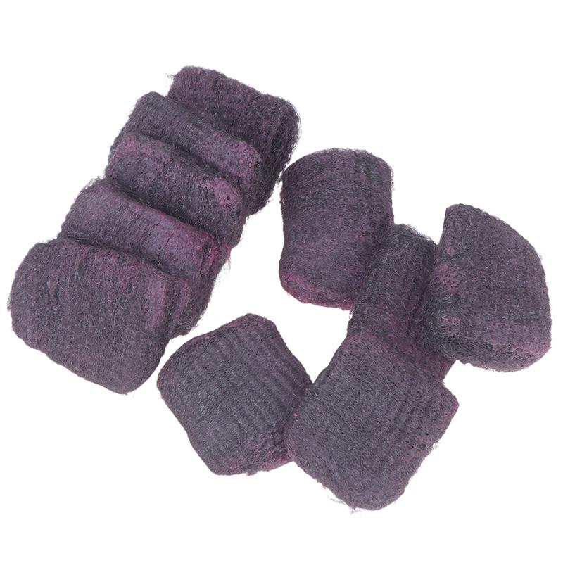 10Pcs Steel Wool Pads Rich Foam Utensil Cleaning Scrubber Scouring Pads Reusable Pre-Soaped Pad For Household Kitchen Cleaning