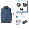Summer Smart Cooling Fan Vest - Custom Air Conditioning Clothing for Outdoor Comfort