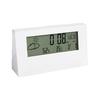 PAVIKE Digital Clock, Alarm Clock, Table Clock, Temperature, Humidity, Thermohygrometer, Date, Large Screen, Easy To See, Calendar, Comfortable, with