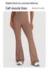 European and American Sleeveless Yoga Bodysuit with Strap Pocket, Sexy Open Back, Hip Lifting Flared Jumpsuit