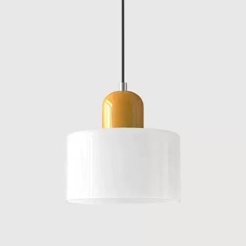 Vintage design kolorowy szklany zwis Nordic luksusowa restauracja dekoracja domu różowy pomarańczowy zielony biały zwis