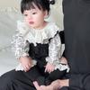 Ruffle Baby Jumper Dress Lotus Leaf Collar Baby Shorts Climb Suit  Newborn Baby