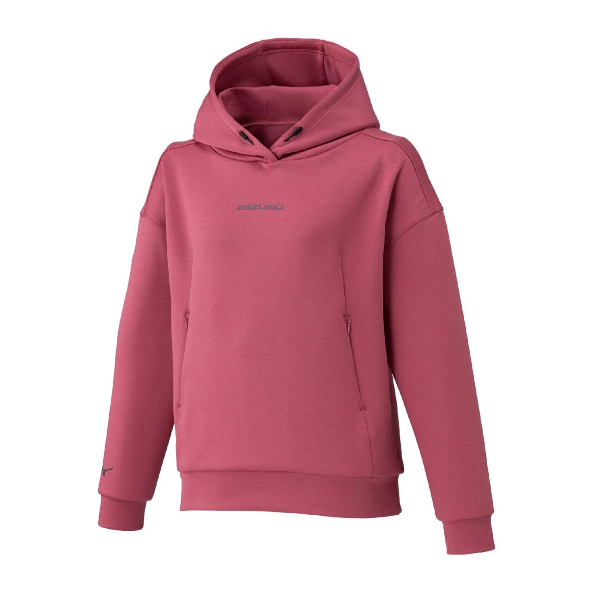 Mizuno Stretch Sweat Pullover Mauve Pink for Easy Movement in Training Wear Women s Hoodie Heather 32MCC825 11649₽