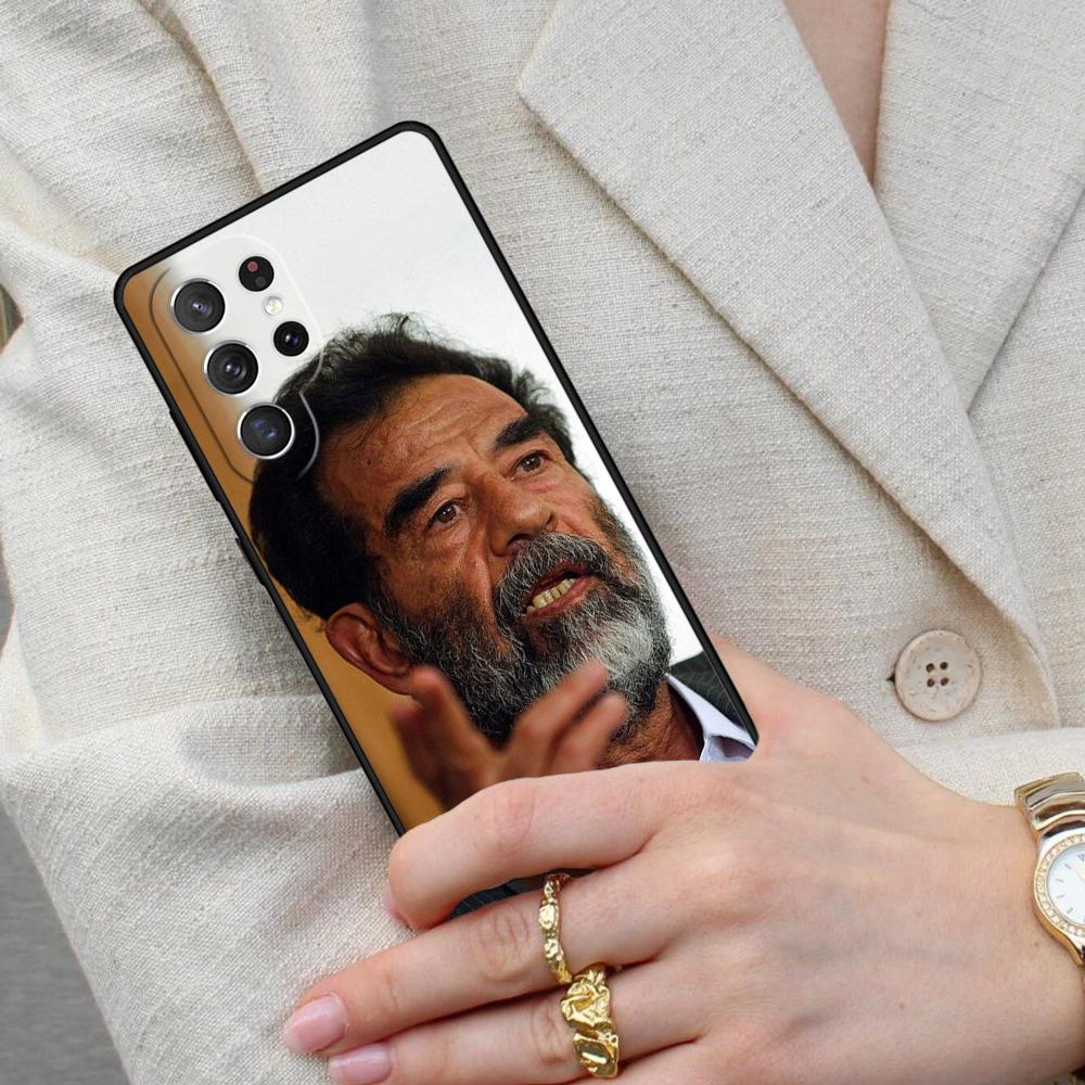 Arabic Iraq Saddam Hussein SOFT Cell Phone Case for Samsung Galaxy S26 Ultra S25 S24 S23 S22 S21 S20 Note10 Cover Galaxy S25 Ultra