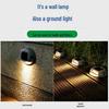 Waterproof Solar Outdoor Stairway Step Lights - Hole-Free Square Design