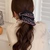 Große Haaraccessoires koreanisches Bindeband für Frauen Mädchen Gummi elastische Scrunchies Erwachsene Vintage Fascinator Blume führende Mode