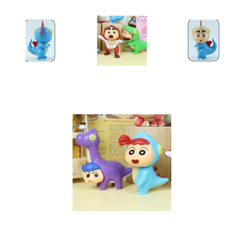 Adorable Crayon Shinchan Jurassic Dinosaur Figurines For Kids Birthday Gifts And Decor