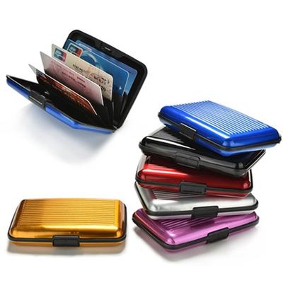Charm 8 Colors Anti-RFID Fashion Card Wallet 1pc New Business Credit Storage Scanning Multicolor Waterproof Card Creative Protect Holder ID Card