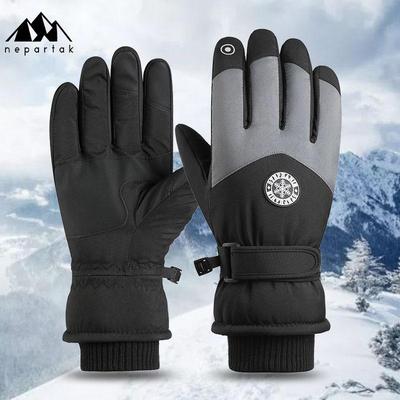 X8 Ski Gloves: Men’s & Women’s Windproof, Waterproof Winter Gloves for Outdoor Cycling & Motorcycling, Fleece-Lined for Extra Warmth