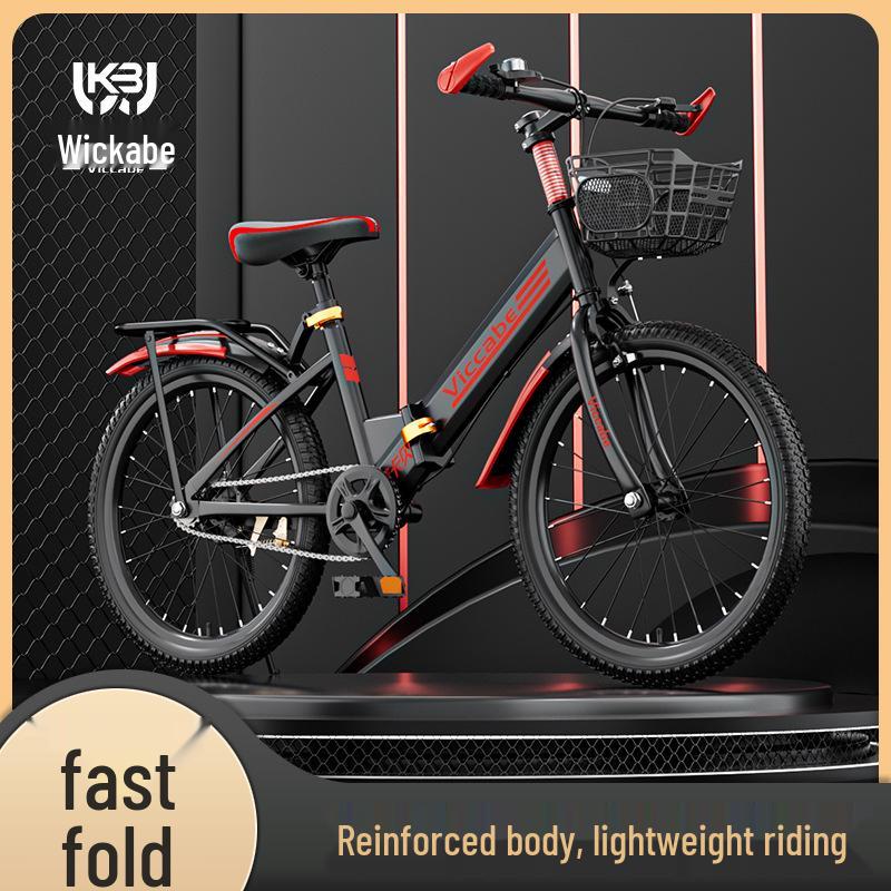 Foldable Mountain Bike for Older Kids - Variable Speed