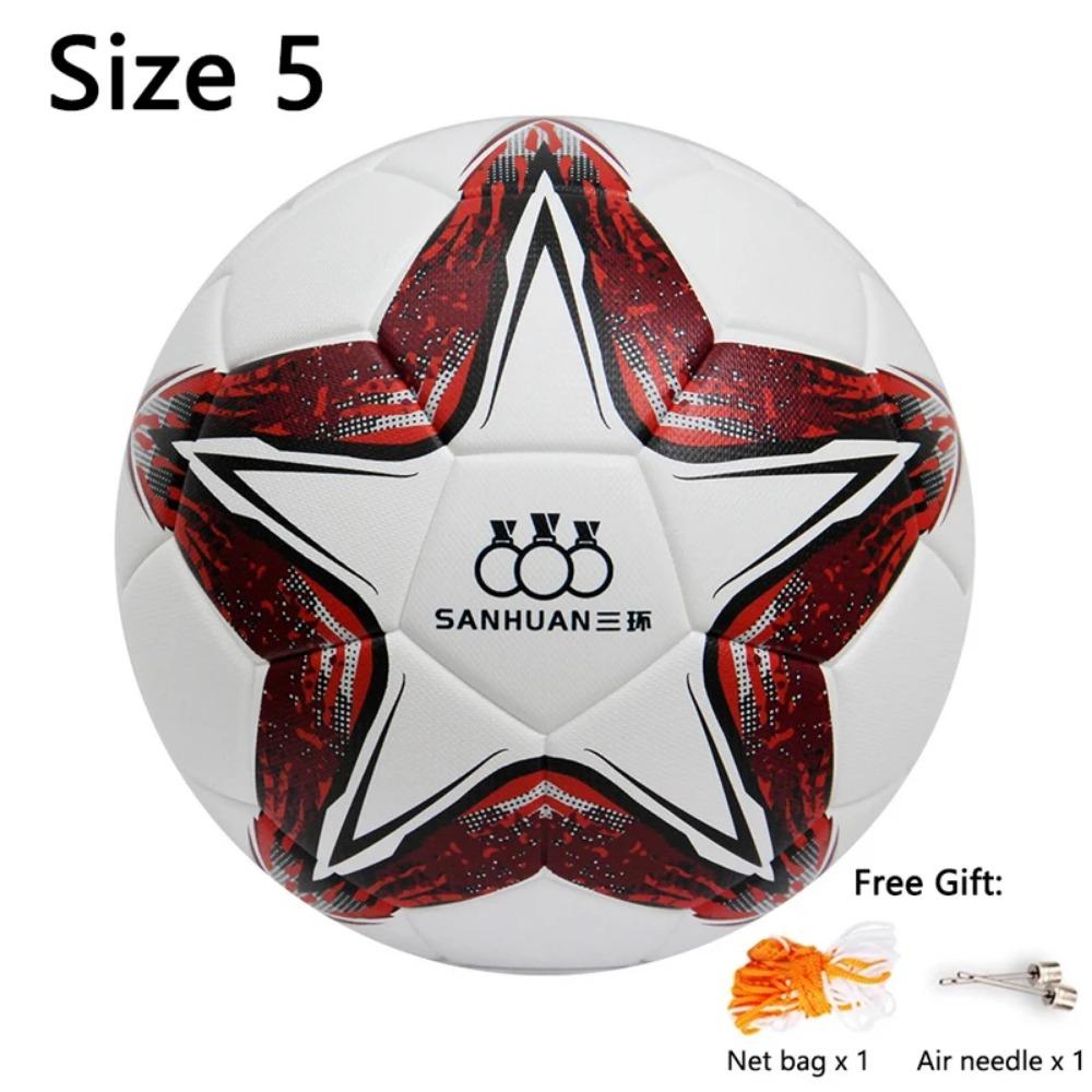 New Football High Quality Soccer Balls Official Size 5 PU Material Match Training Seamless Goal Team Outdoor Professional League