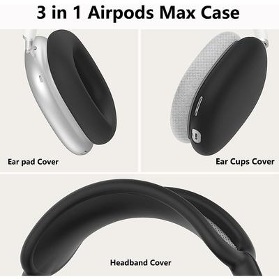 Neue Silikonhülle für AirPods Max Ohrpolsterabdeckung/Ohrmuschelabdeckung/Kopfbügel Max