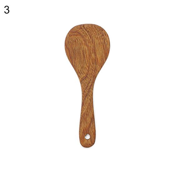 Tepelně odolné kuchyňské náčiní Potravinářské dřevěné užitkové kuchyňské nádobí Pánev špachtle Příslušenství na vaření