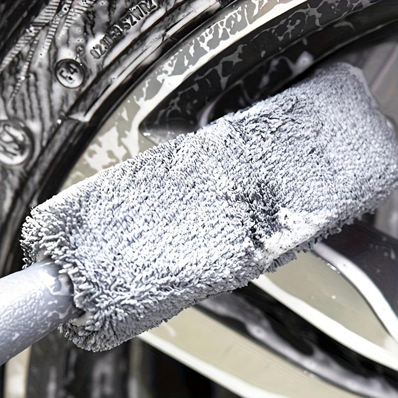Car Wheel Brush Long Handle Tire Brush Car Cleaning Brush