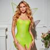 European & American Cosplay Halloween Sexy Waist-Shaping Halter Dress Lingerie Set for Women