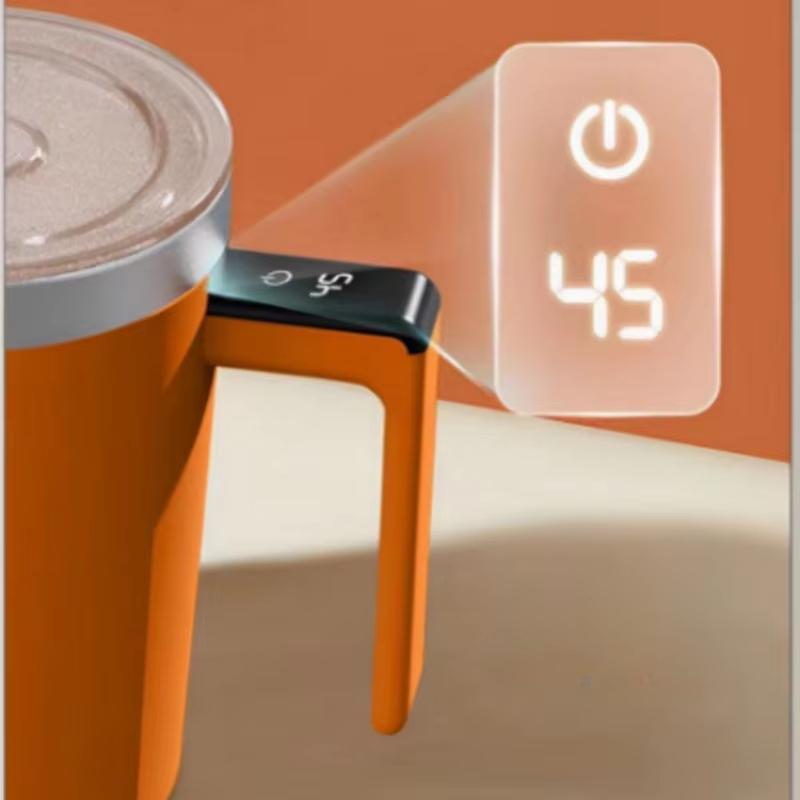 400ML elektrický hrnek na kávu s automatickým mícháním Domácí IPX7 Voděodolný hrnek na kávu bezpečný pro potraviny Rychlé nabíjení USB Automatický magnetický hrnek na čaj