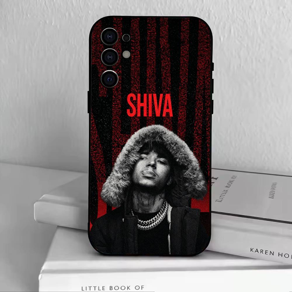 Singer Shiva Rapper  Phone Case Black Silicone Soft For Samsung S25,S24,S21,S22,S23,S30,Ultra,S20,Plus,Fe,Lite