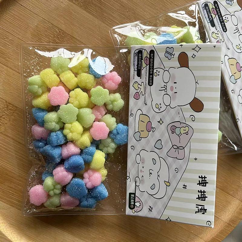 30Pcs Girl Kids Birthday Gift Healing Kawaii Macron Mini Cat'S Claw Snapper Pinch Squeeze Toy Cute Room Decoration Pendant