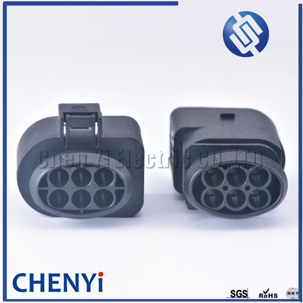 6 Pin 3.5mm Female or Male Auto Waterproof Harness Plug LSU 4.2 Oxygen Sensor Connector 1J0973833 1J0 973 733 1J0973733 Plug Connectors 4