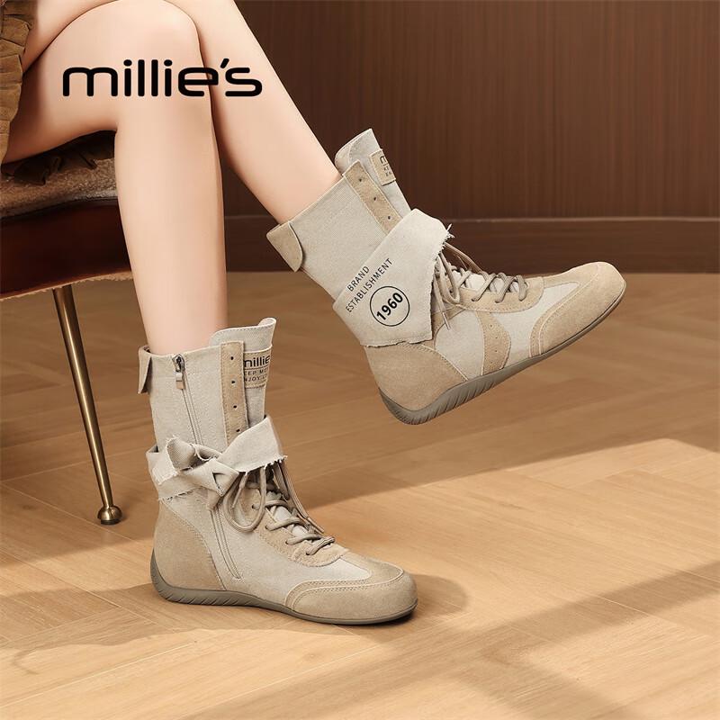Millies Women s Leather Outdoor Workwear Martin Boots 235
