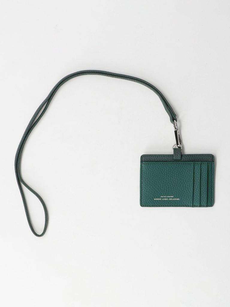[UNITED ARROWS Green Label Relaxing] Textured Leather-like ID Holder 31466990323 7900 NAVY (79) FREE