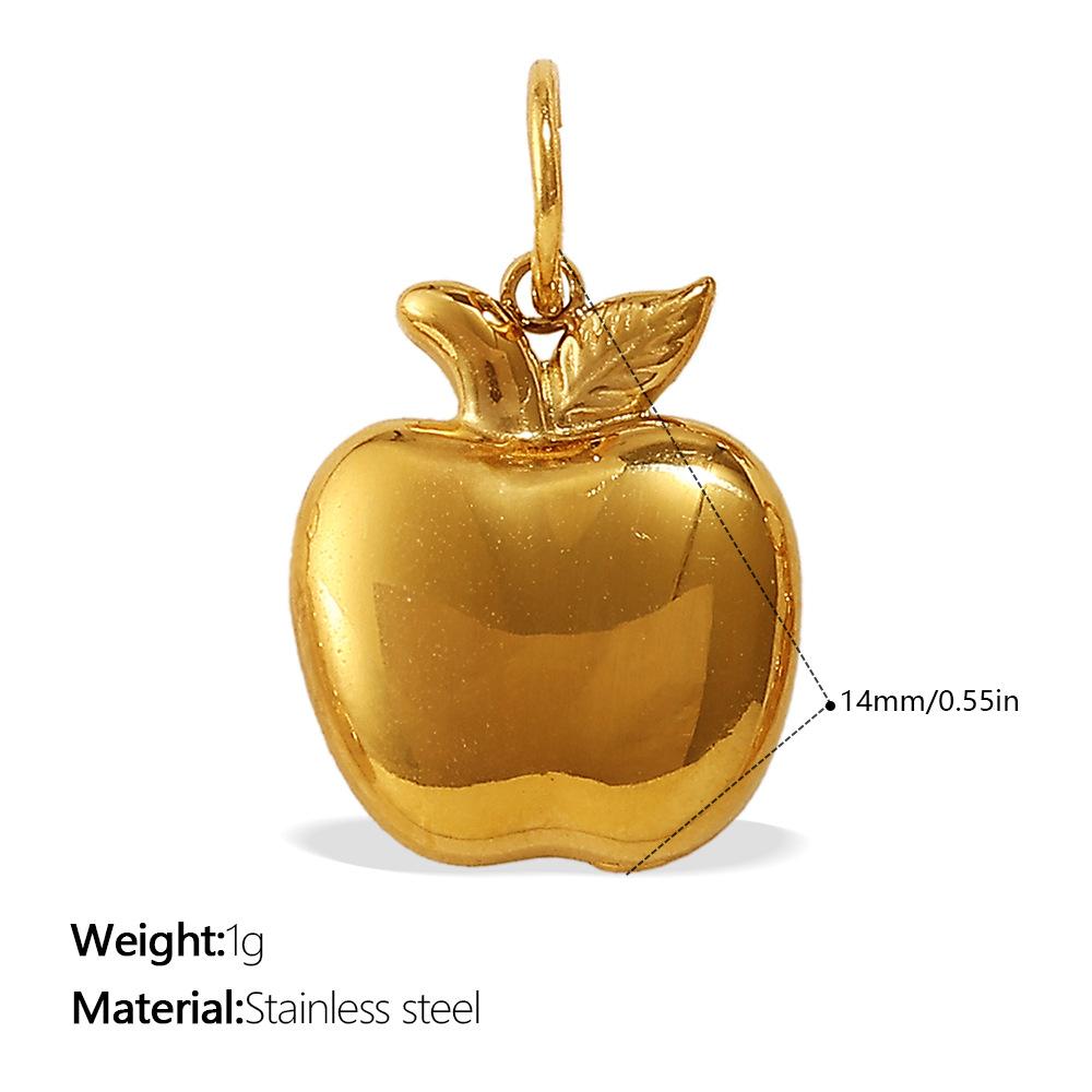 European and American creative gold mini DIY butterfly love pendant collection stainless steel plated 18K gold compact accessories