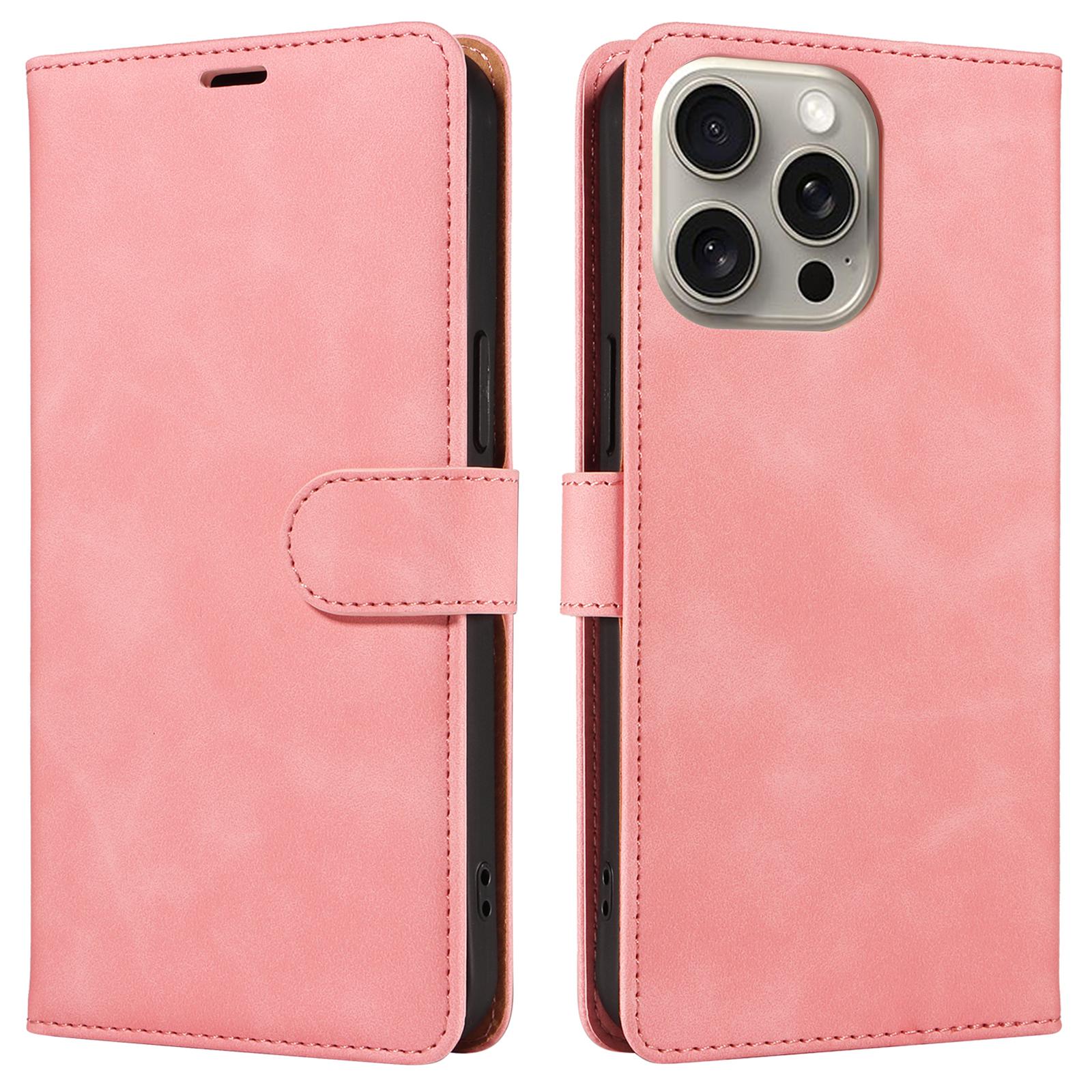 

For iPhone 13 Pro Max Case RFID Blocking Wallet Stand Leather Flip Phone Cover with Slim Strap F