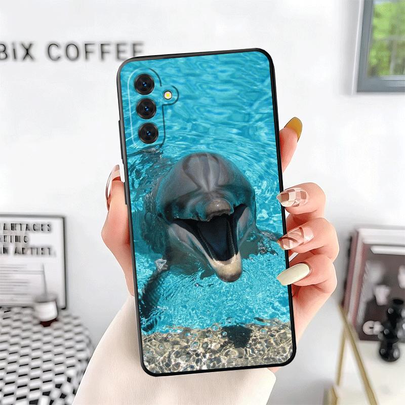 

Ocean Cute Dolphin Soft Phone Case for Samsung A17 A37 A57 A16 A26 A36 A56 A15 A25 A35 A55 A14 A24 A34 A54 A13 A23 A33 A53 A52 A Samsung A24