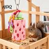 Hanging Parrot Chewing Toy Bird Beak Grinding Stone Chew with Colorful Chain Care Cage Accessories for Budgies Cockatiels Lovebirds Conures Anxiety