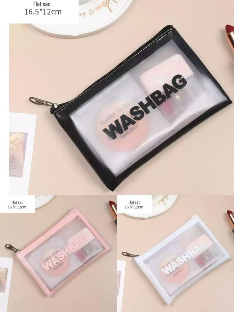 Portable Large-Capacity Waterproof Transparent Makeup & Toiletry Bag